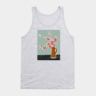 Rustic Vase of Flowers Tank Top